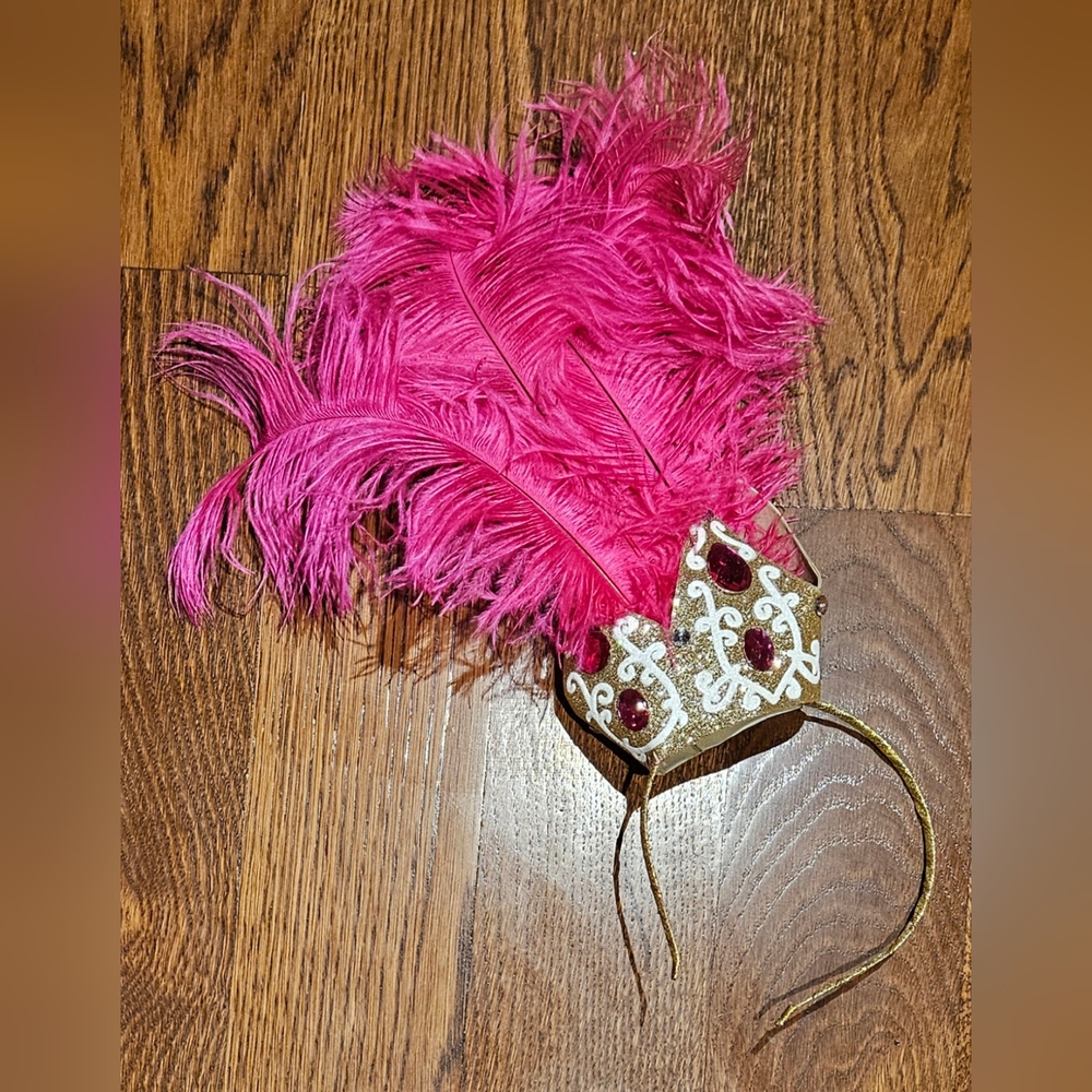 Chasing Fireflies Circus Princess feathered headband